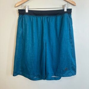 Adidas Size L Men's Teal Athletic Shorts